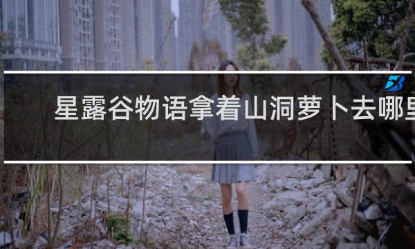 星露谷物语拿着山洞萝卜去哪里