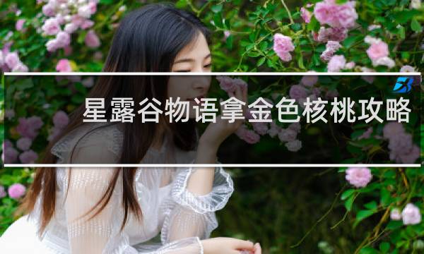 星露谷物语拿金色核桃攻略