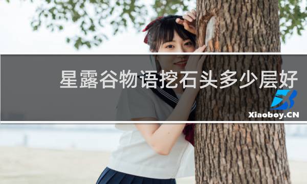 星露谷物语挖石头多少层好