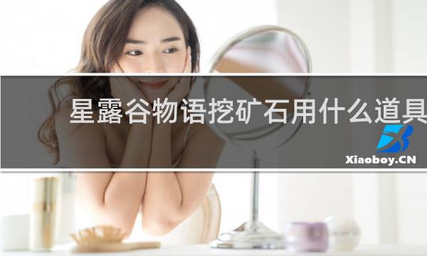 星露谷物语挖矿石用什么道具