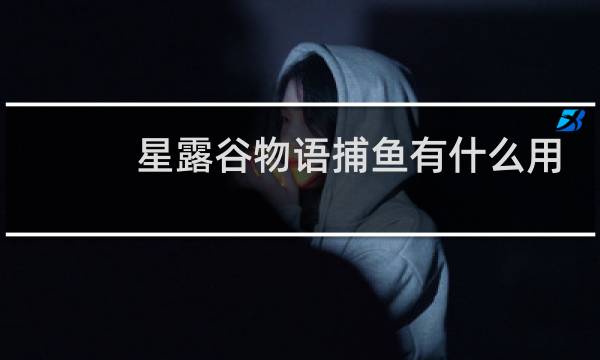 星露谷物语捕鱼有什么用