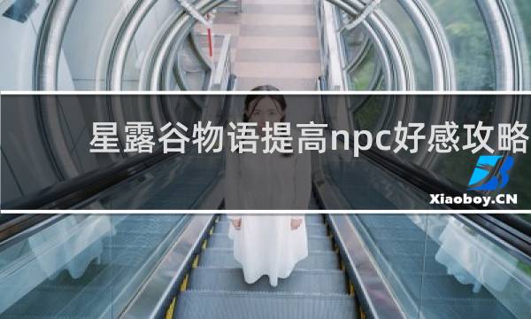 星露谷物语提高npc好感攻略