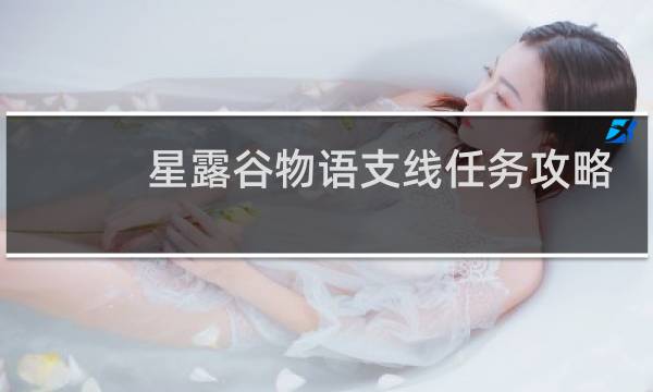 星露谷物语支线任务攻略