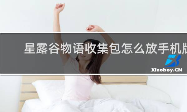 星露谷物语收集包怎么放手机版