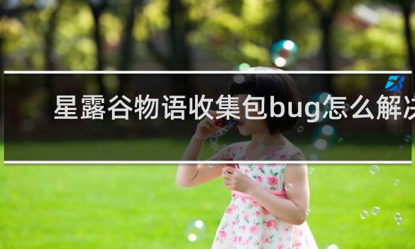 星露谷物语收集包bug怎么解决