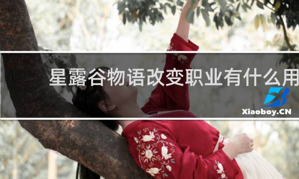 星露谷物语改变职业有什么用