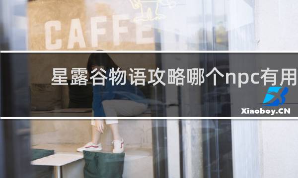 星露谷物语攻略哪个npc有用