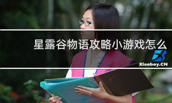 星露谷物语攻略小游戏怎么