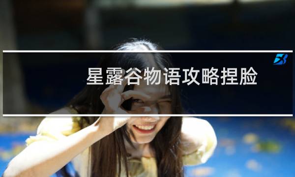 星露谷物语攻略捏脸