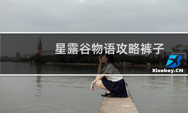 星露谷物语攻略裤子