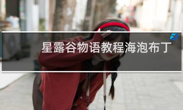 星露谷物语教程海泡布丁