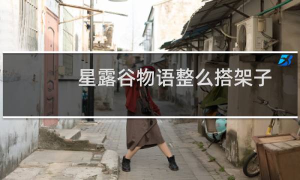 星露谷物语整么搭架子