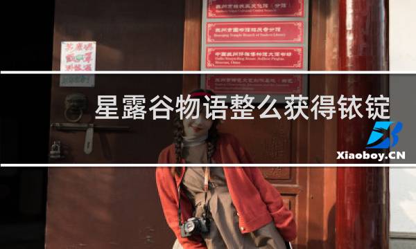 星露谷物语整么获得铱锭