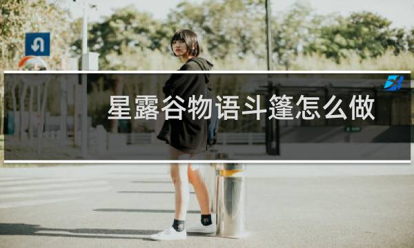星露谷物语斗篷怎么做