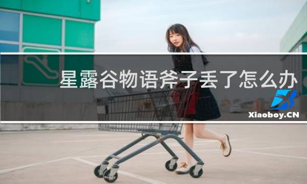 星露谷物语斧子丢了怎么办