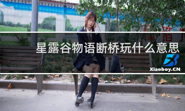 星露谷物语断桥玩什么意思