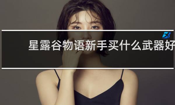 星露谷物语新手买什么武器好