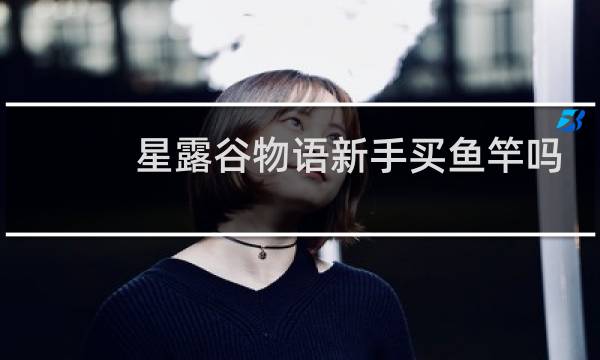 星露谷物语新手买鱼竿吗