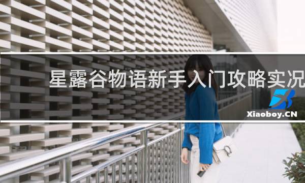 星露谷物语新手入门攻略实况