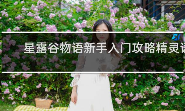 星露谷物语新手入门攻略精灵语