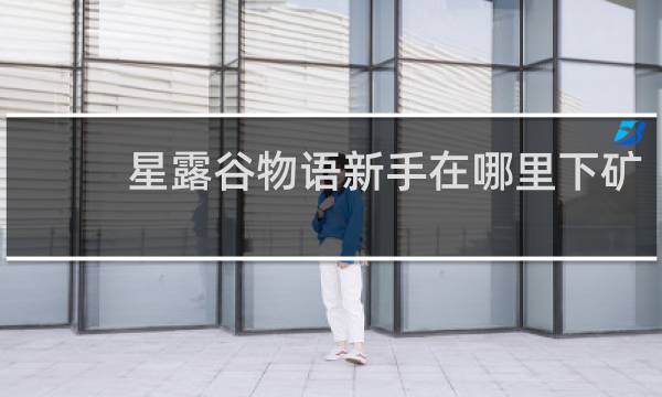 星露谷物语新手在哪里下矿