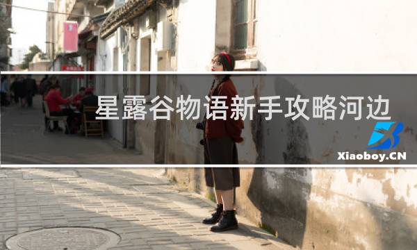 星露谷物语新手攻略河边
