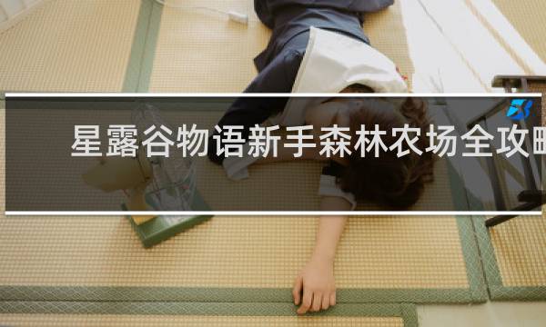星露谷物语新手森林农场全攻略
