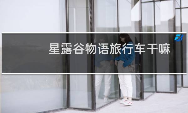 星露谷物语旅行车干嘛