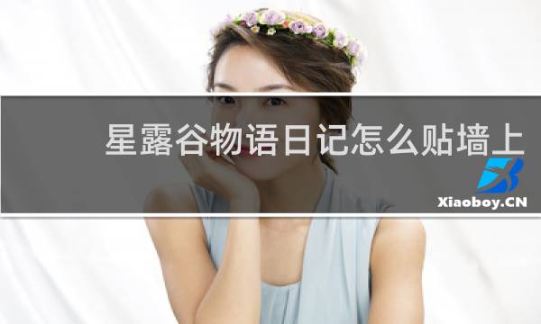 星露谷物语日记怎么贴墙上