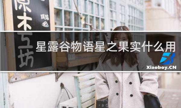 星露谷物语星之果实什么用
