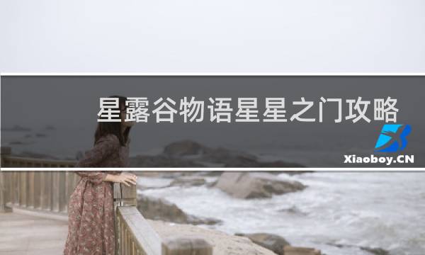 星露谷物语星星之门攻略