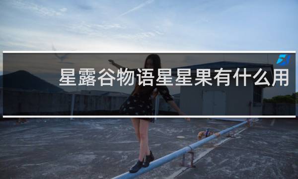 星露谷物语星星果有什么用