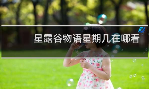 星露谷物语星期几在哪看