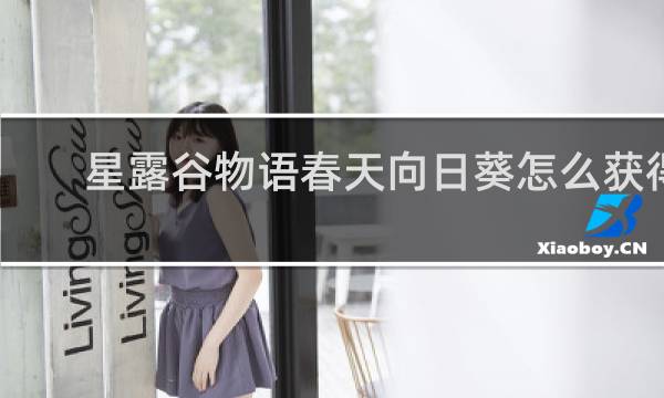 星露谷物语春天向日葵怎么获得