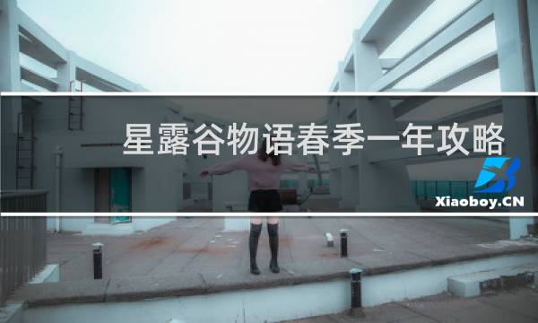 星露谷物语春季一年攻略