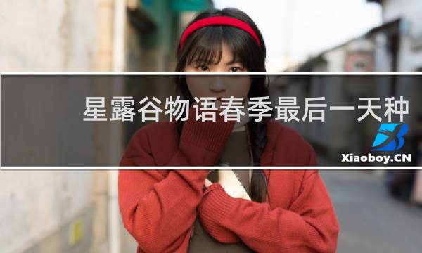 星露谷物语春季最后一天种