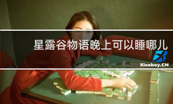 星露谷物语晚上可以睡哪儿