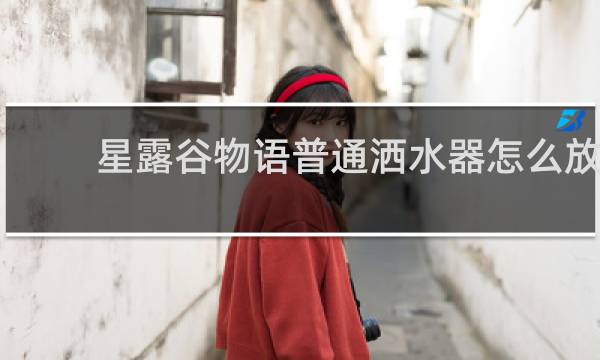 星露谷物语普通洒水器怎么放