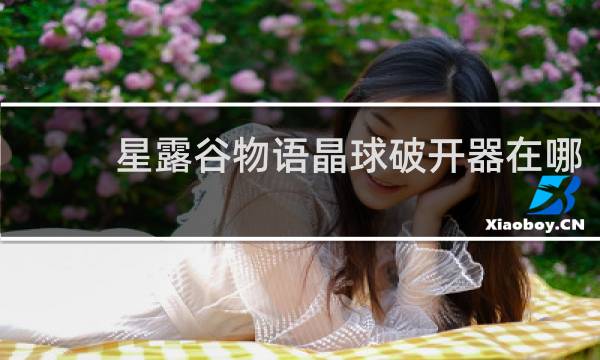 星露谷物语晶球破开器在哪