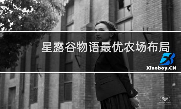 星露谷物语最优农场布局