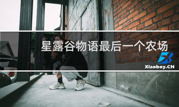 星露谷物语最后一个农场
