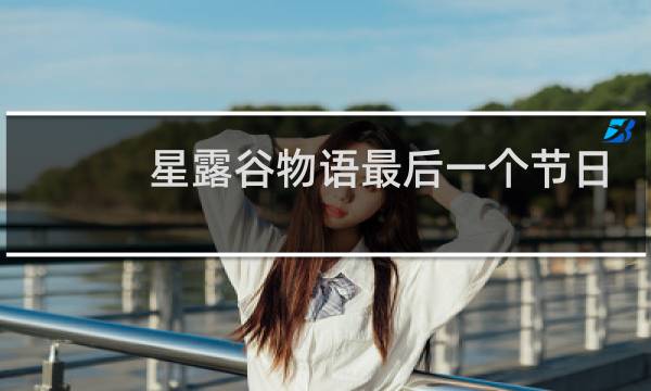 星露谷物语最后一个节日