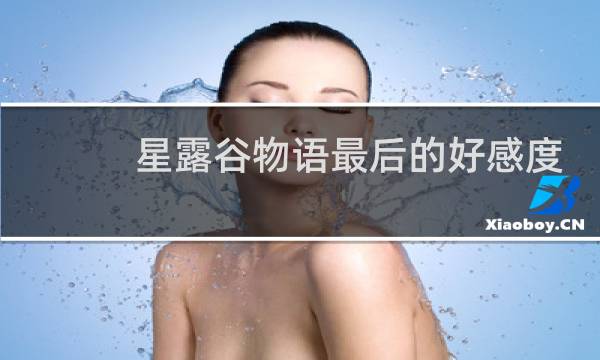 星露谷物语最后的好感度