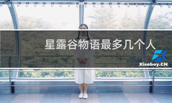 星露谷物语最多几个人