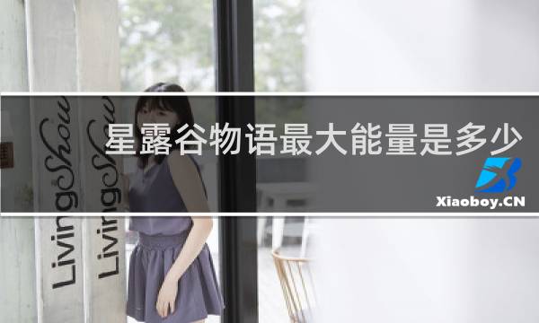 星露谷物语最大能量是多少
