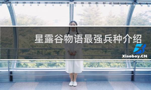 星露谷物语最强兵种介绍