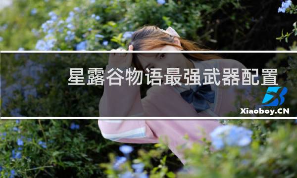星露谷物语最强武器配置