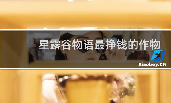 星露谷物语最挣钱的作物