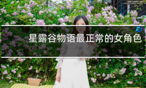 星露谷物语最正常的女角色