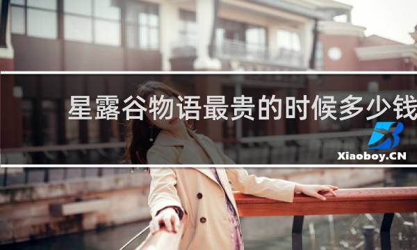 星露谷物语最贵的时候多少钱